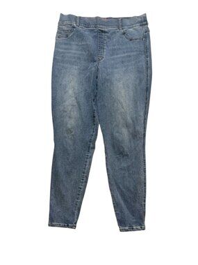 SPANX Stretch Denim Jeans High Rise Skinny Blue 2X Tall Pull On